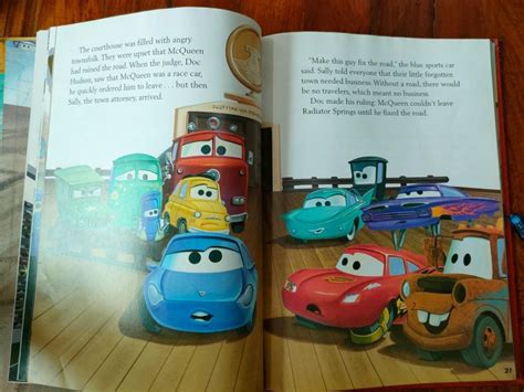 Cars Disney Pixar A Read-Aloud Storybook, Hobbies & Toys, Books ...