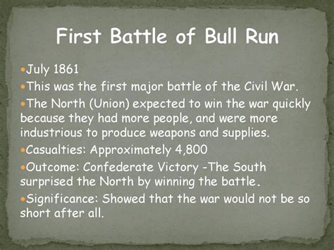 Major Battles of the Civil War. - ppt download