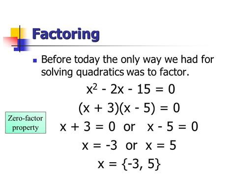 Solving A Quadratic Equation By Factoring - A Plus Topper