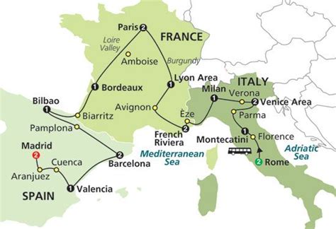 Best Value Holiday Packages | Italy map, Map of spain, Europe tours