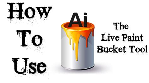 Adobe Illustrator Tutorial - How To Use The Live Paint Bucket Tool ...