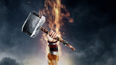 Thor Hammer Hd Wallpaper