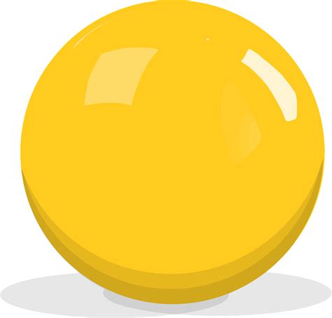 Download Yellow, Shiny, Ball. Royalty-Free Vector Graphic - Pixabay