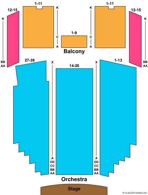 Olympia Theatre - Montreal Seating Chart | Olympia Theatre - Montreal ...