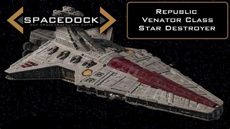 Venator-class Star Destroyer 3D Model Star Destroyer, Star Wars Ships ...