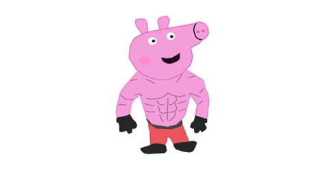 Peppa muscle - Peppa Pig - Tapestry | TeePublic