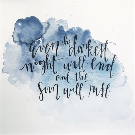 Watercolor and Modern Calligraphy Inspirational Quote | Inspirational ...