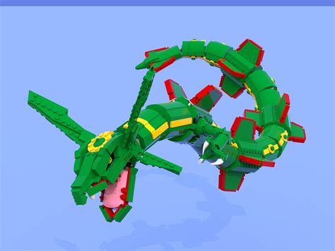 LEGO MOC Pokemon Rayquaza by Ludicolo | Rebrickable - Build with LEGO