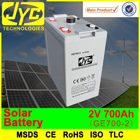 2 Volt Solar Batteries 700Ah Deep Cycle Solar Battery for Solar Power ...