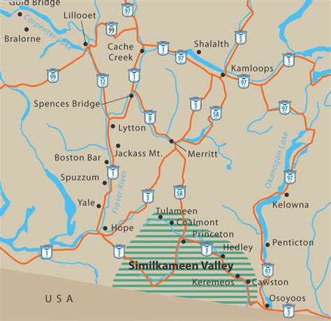 Map | Find your way to the Similkameen Valley