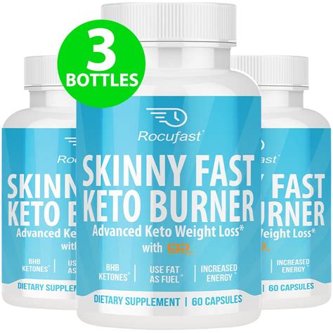 3-Pack Skinny Fast Keto Burner Advanced Keto BHB Keto Pills For Keto ...