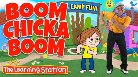 Boom Chicka Boom ♫ Action Songs Kids ♫ Brain Breaks ♫ Camp Songs ♫ Kids ...