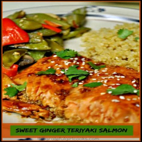 Sweet Ginger Teriyaki Salmon / The Grateful Girl Cooks!