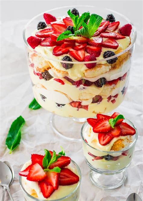 An Angel Berry Trifle that's perfect for Easter brunch made with fresh ...