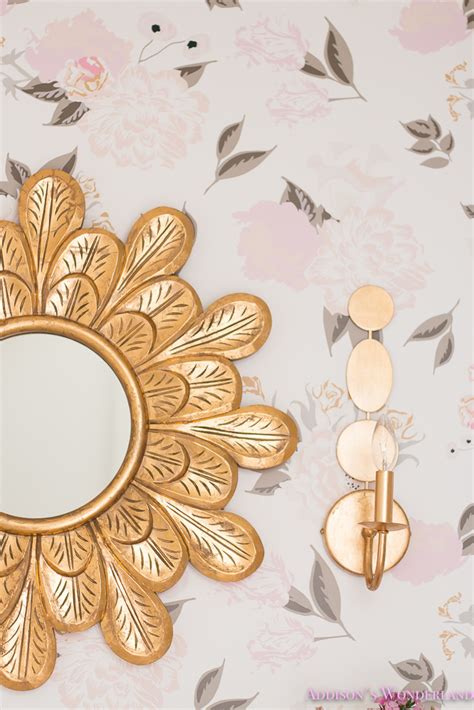 Winter’s Gorgeous Floral Wallpaper Bathroom Reveal! - Addison's Wonderland