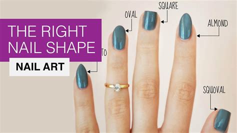 How to Choose the Right Nail Shape for Your Fingers - YouTube