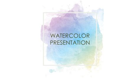 Watercolor PowerPoint Template | Free PowerPoint Template