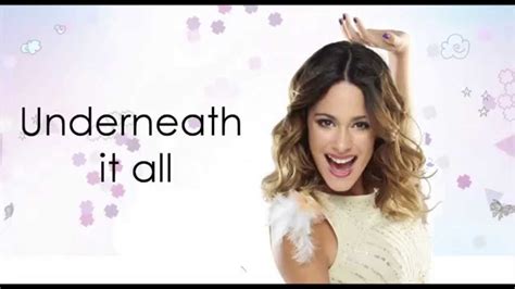 - (Violeta)Martina Stoessel-Underneath it all - Текст и превод на...