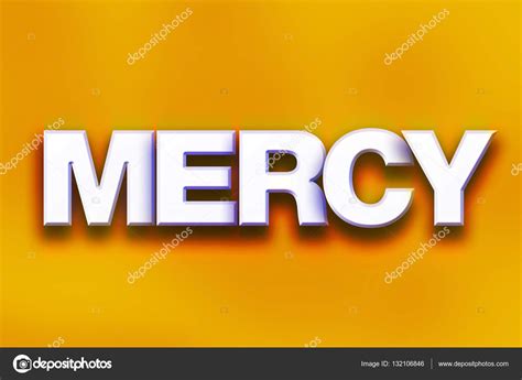 Mercy word art | Mercy Concept Colorful Word Art — Stock Photo ...