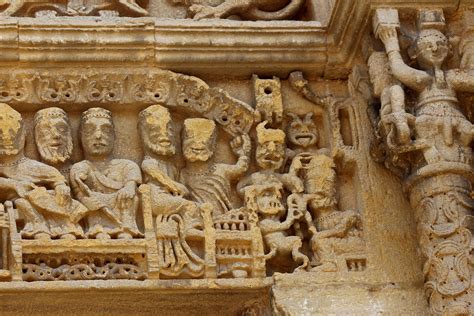 France_Semur en Brionnais, Right side of the tympanum | Romanesque ...