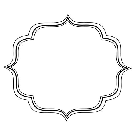 Scroll Frame Vector at GetDrawings | Free download