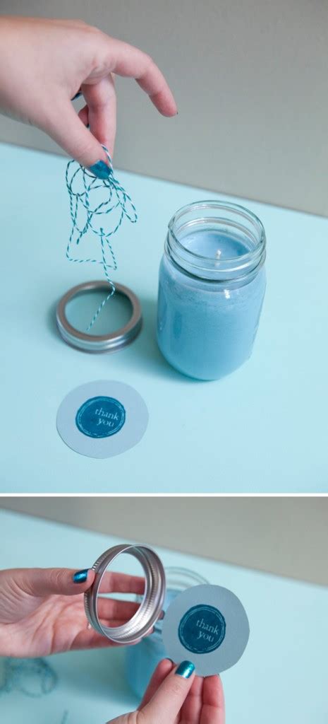 How to make DIY mason jar candles