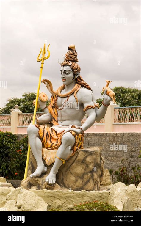 A statue of the Hindu god Shiva. In Hindu mythology, Shiva is known as ...