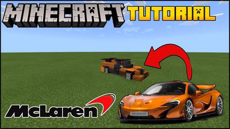 Minecraft Supercar - How To Build A 2019 Mclaren P1 Minecraft Car ...