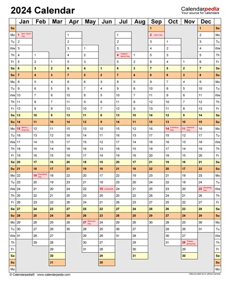 2024 calendar pdf word excel - 2024 calendar templates and images ...