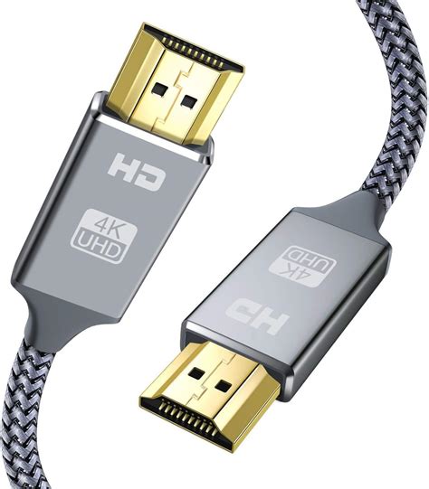 4K HDMI Cable 7.5M, AviBrex HDMI 2.0 Cable High Speed 18Gbps Nylon ...