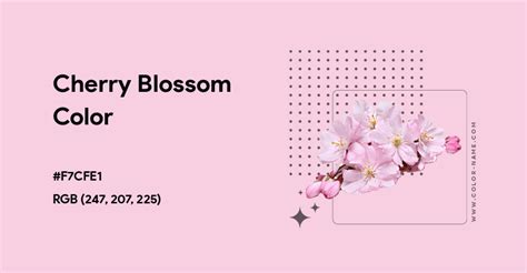 Cherry Blossom color hex code is #F7CFE1