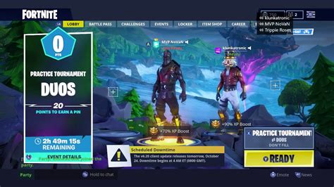 Fortnite Duo Practice Tournament STREAM - YouTube