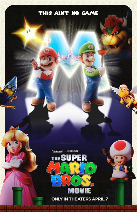 Super Mario Bros. Movie Poster Design by edmaxxwtf on DeviantArt