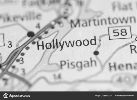 Hollywood Alabama Usa Map Stock Photo by ©aliceinwonderland2020 386120010