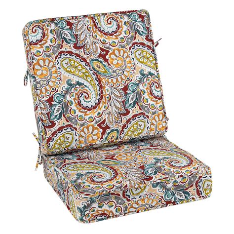 Paisley Chili Outdoor Deep Seat 2-Piece Cushion | At Home