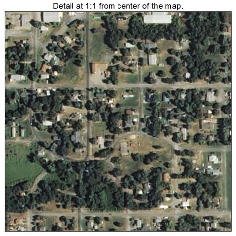 Aerial Photography Map of Locust Grove, OK Oklahoma