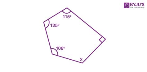 Angles in a Pentagon (Interior, Exterior and Central Angle)