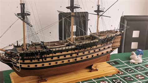 HMS Victory, scale model, Heller scale 1/100 - YouTube