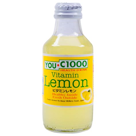 YOU C-1000 HEALTH DRINK LEMON 140ML x 15pcs - Portcross