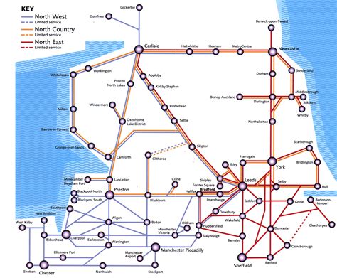 Northern Trains rail maps