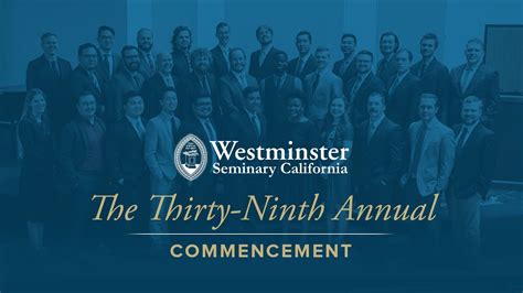 2020 Virtual Commencement - Westminster Seminary California - YouTube