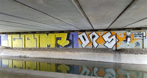 Under bridge graffiti