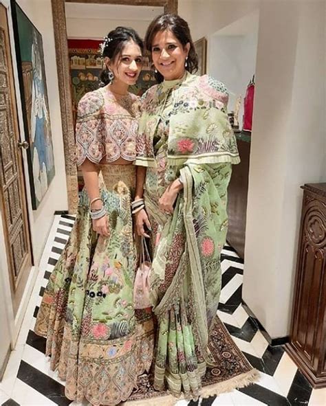 Radhika Merchant And Her Mom Twinning On Sister Anjali's Wedding Proves ...