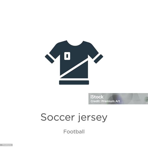 Soccer Jersey Icon Vector Trendy Flat Soccer Jersey Icon From Football ...