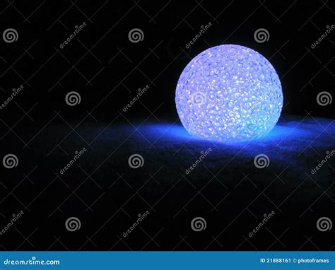 Blue Led Light At Night Stock Image - Image: 21888161