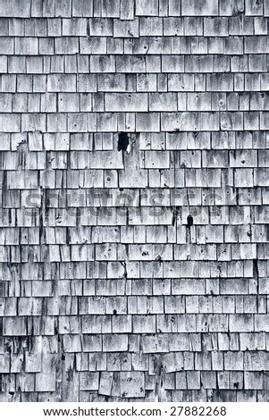 Wood Shingle Wall Texture Detail Background. Stock Photo 27882268 ...