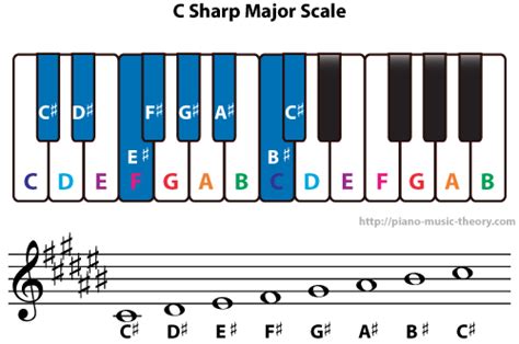 Diatonic Chords of C Sharp Major Scale – Piano Music Theory