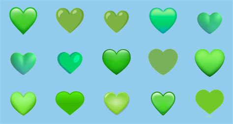 💚 Green Heart on Apple iOS 10.2