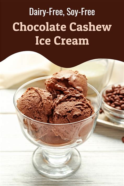 Chocolate Cashew Ice Cream Recipe (Dairy-Free, Plant-Based)