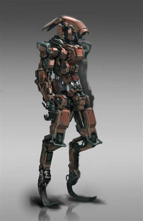 Futuristic robot, Robot concept art, Robots concept